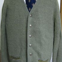 Puritan Vintage Wool Cardigan - Large Long
