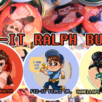 Wreck-It Ralph (button set)
