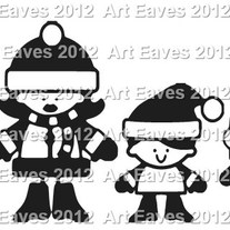 Winter Family Car Decal Up to 5 Characters