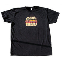 I Love Hamburgers Black T-Shirt