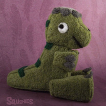 Horace the Pachycephalosaurus - Dinosaur Soft Sculpture