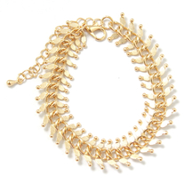  Linked Leaf Bracelet