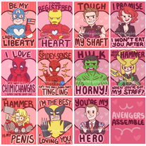 Avengers Valentines