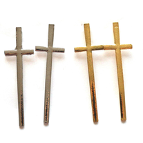 Tall Cross Earrings