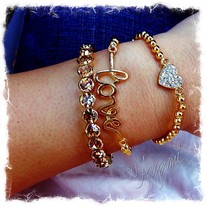 Sparkly HEART Bracelet