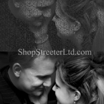 Photo to Words Custom Print - Downloadable Print & 8x10 Print