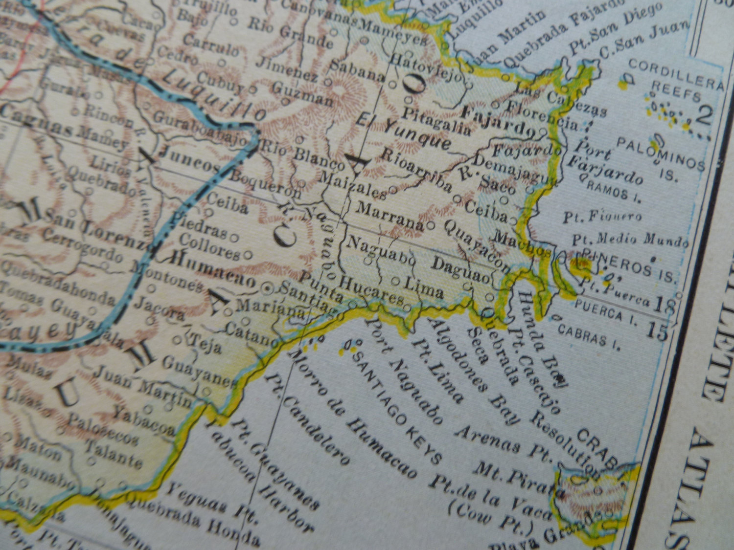 old san juan puerto rico map