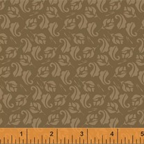 Peacock Brown Leaves/318193 half yard