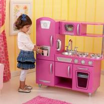 KidKraft Bubblegum Pink Vintage Kitchen