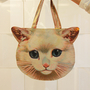 Cat Face Tote Bag Shopper  - Thumbnail 2