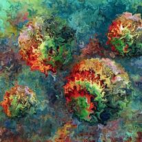 Four Balls - digital art