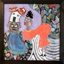 A women - original oil painting