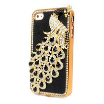 Black Peacock Case (iPhone 4 4s)