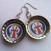 Ankh Earrings
