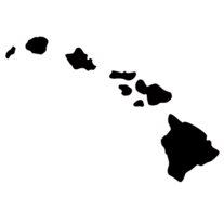Hawaii Map | Vinyl Decal Sticker