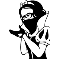 Snow White Nerd for iPad | Vinyl Decal Sticker