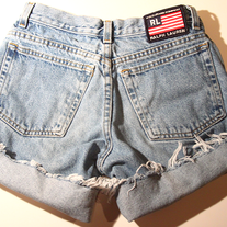 Ralph Lauren denim high waist shorts
