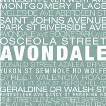 Avondale Neighborhood Print