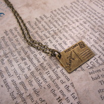 Post Card Necklace