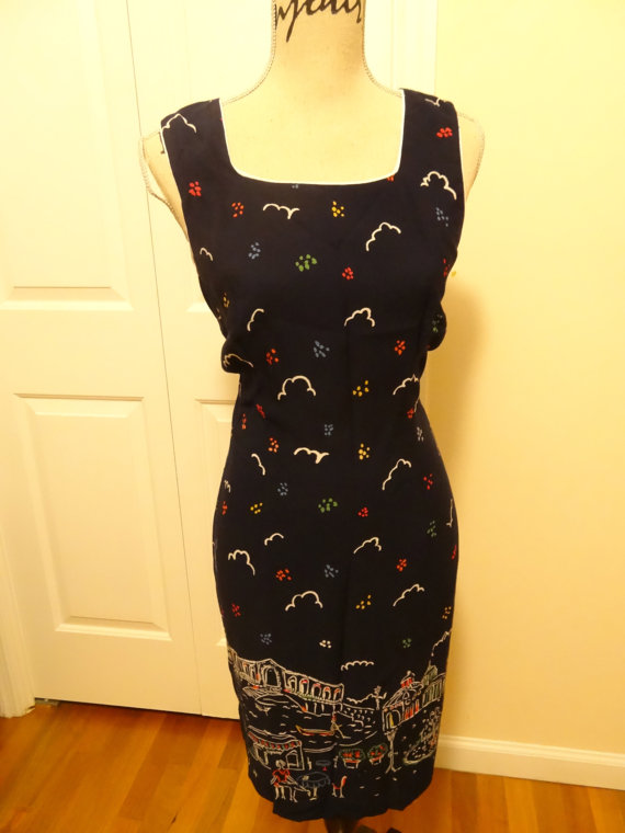 nautical cocktail dress