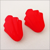 Red Deco Earrings