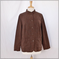 Paisley Microsuede Jacket
