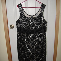 Another Thyme Black and Cream Lace Dress Sz 18W