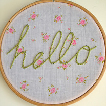 "hello" (small 5")
