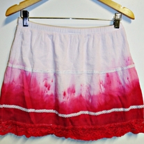 Pink Ombre Mini Skirt