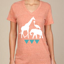 Uganda Wildlife Tee - Women's