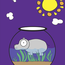 Hippo in a Fish Bowl
