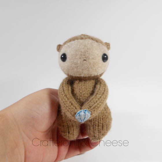 Amigurumi Knit Otter Plush ? Crafteroni & Cheese ? Online ...