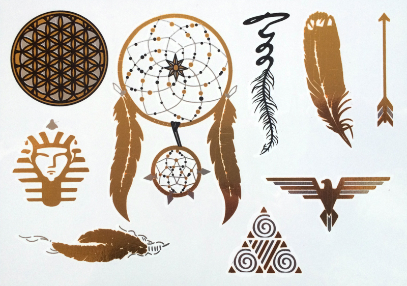 Flash Tattoo Style Metallic Jewelry Tattoos Flash Tattoo Style Metallic Jewelry Tattoos