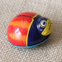 Tin Beetle Bug, Friction Toy, Japan