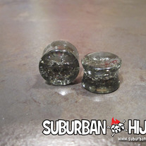 Smokey Cracked Quartz Saddle Plug