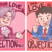 Ace Attorney Valentines