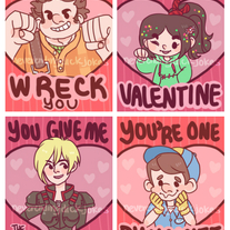 Wreck It Ralph Valentines