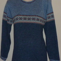 Light Blue/Navy Sweater-Motherhood Size Medium