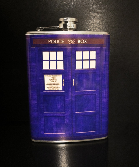 Police Box 8 oz Flask
