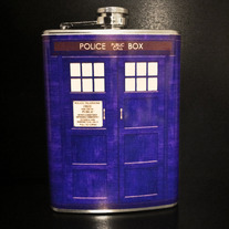 Police Box 8 oz Flask