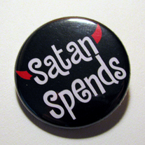Satan Spends Button