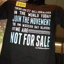 "End Slavery" Join The Movement T-Shirt