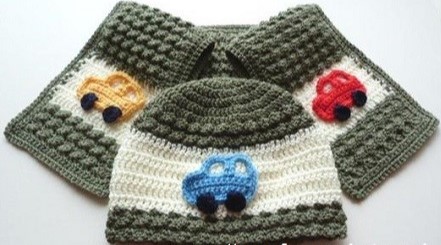 child's hat and scarf set
