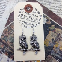 Antique Owl Earrings 