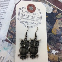 Antique Owl Earrings 