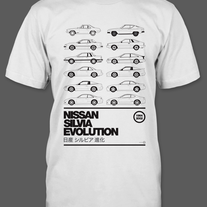 Hive - Nissan Silvia Evolution Shirt - White
