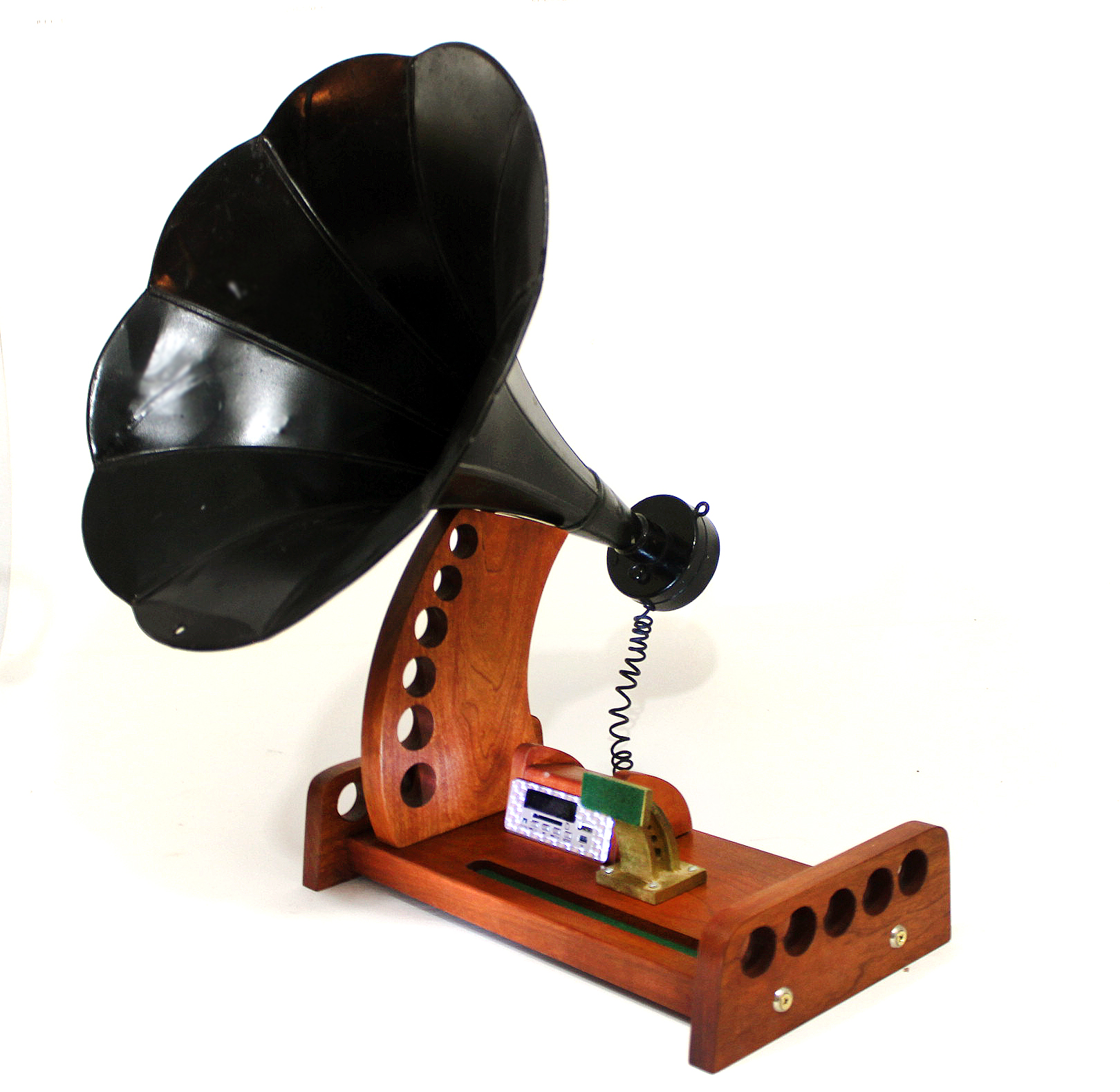 iHorn Bluetooth Speaker Horn System FM Plus MP3 Remote iPad mini