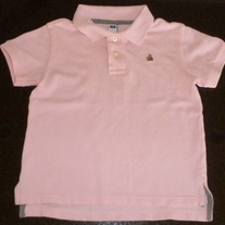 Pink Short Sleeve Polo Style Shirt-Baby Gap Size 3T