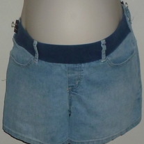 Light Denim Shorts-Announcements Maternity Size Medium  CLSR