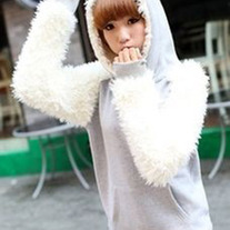Sudader Mangas Pelo / Fur Sleeves Hoodie 2WH064